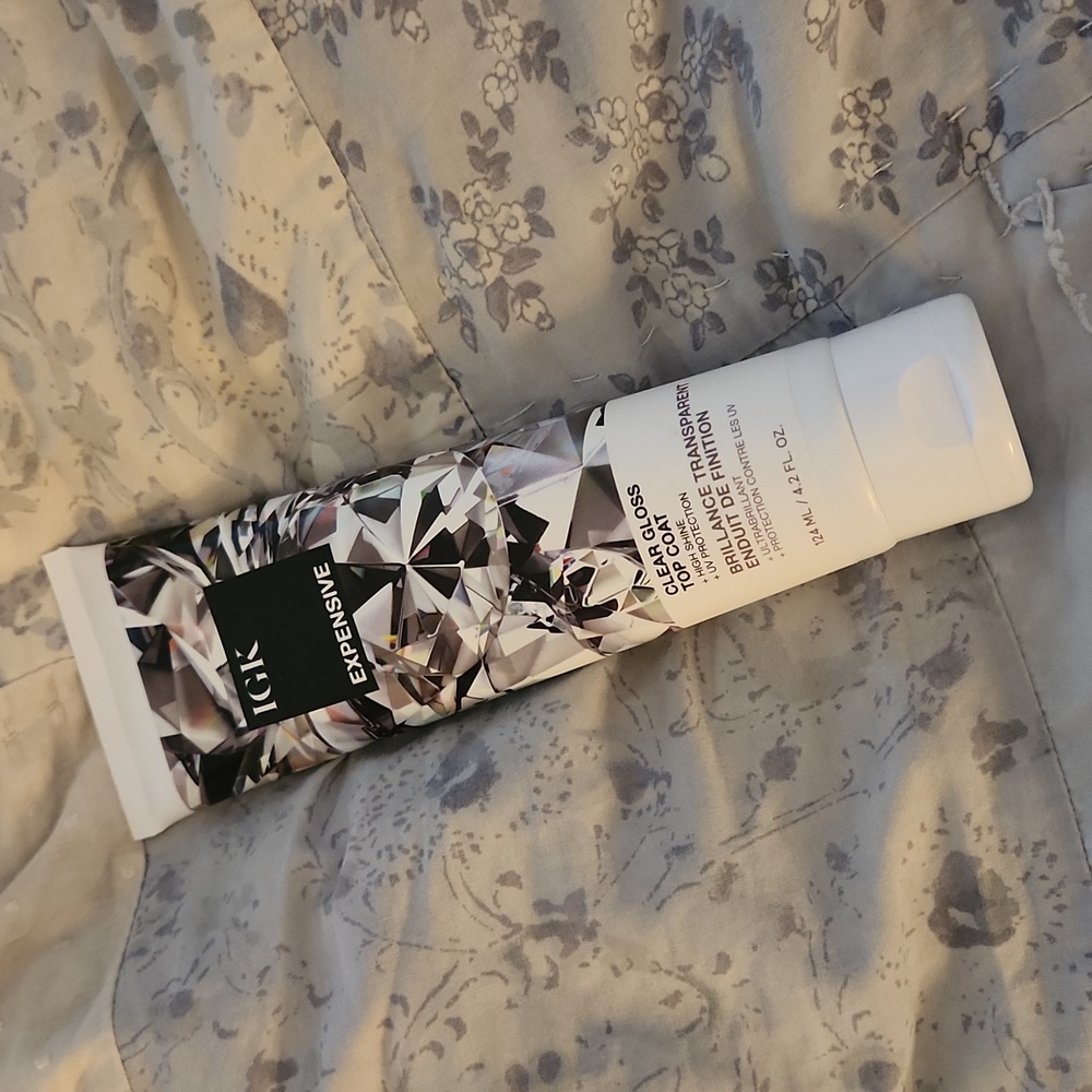 IGK EXPENSIVE clear gloss top coat